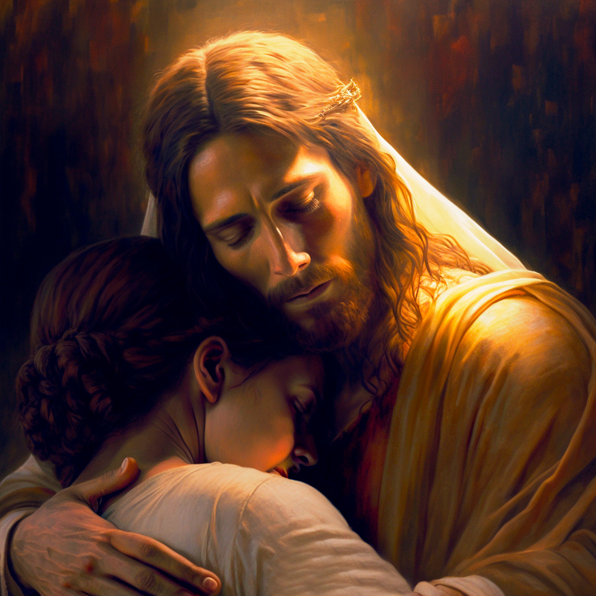 Hugging Jesus - Hope For Widows Foundation