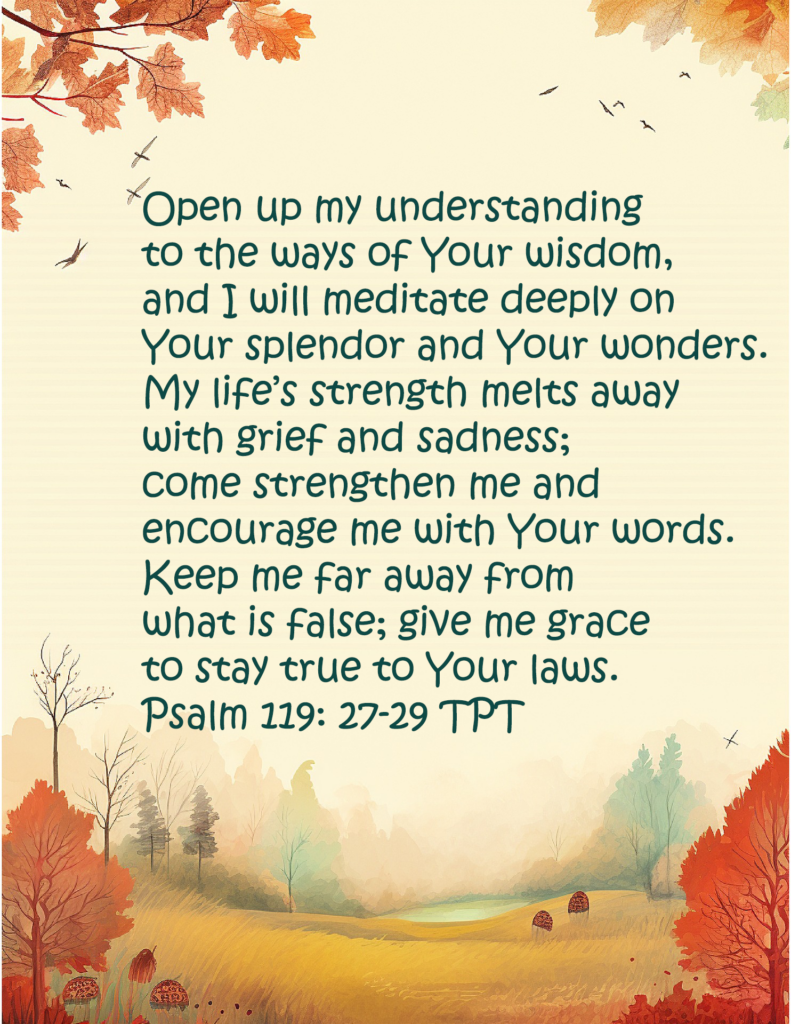Psalm 119 27 29 Hope For Widows Foundation Psalm 119 27 29 Hope For Widows Foundation